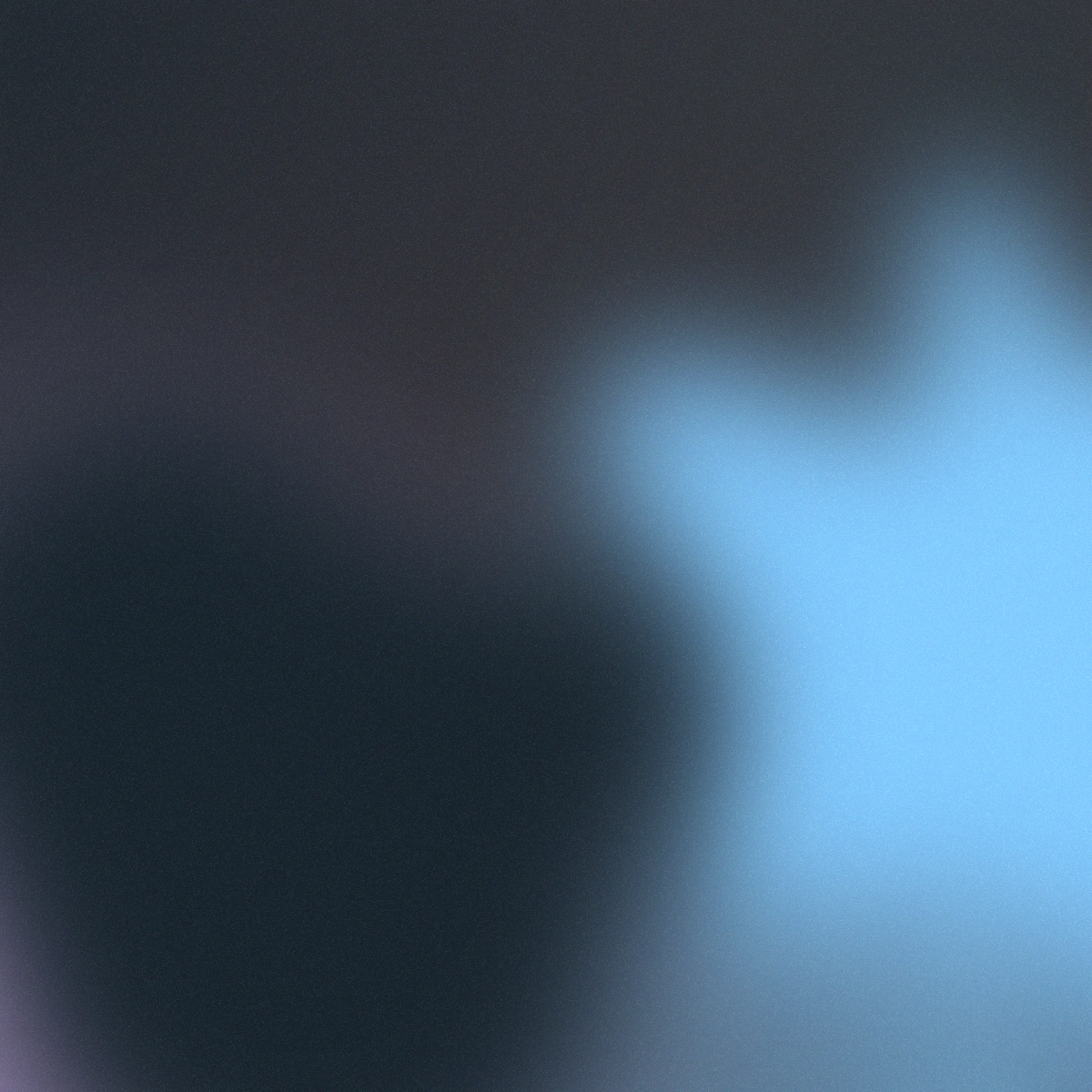 Abstract charcoal and blue gradient representing a distinctive brand emerging in AI search