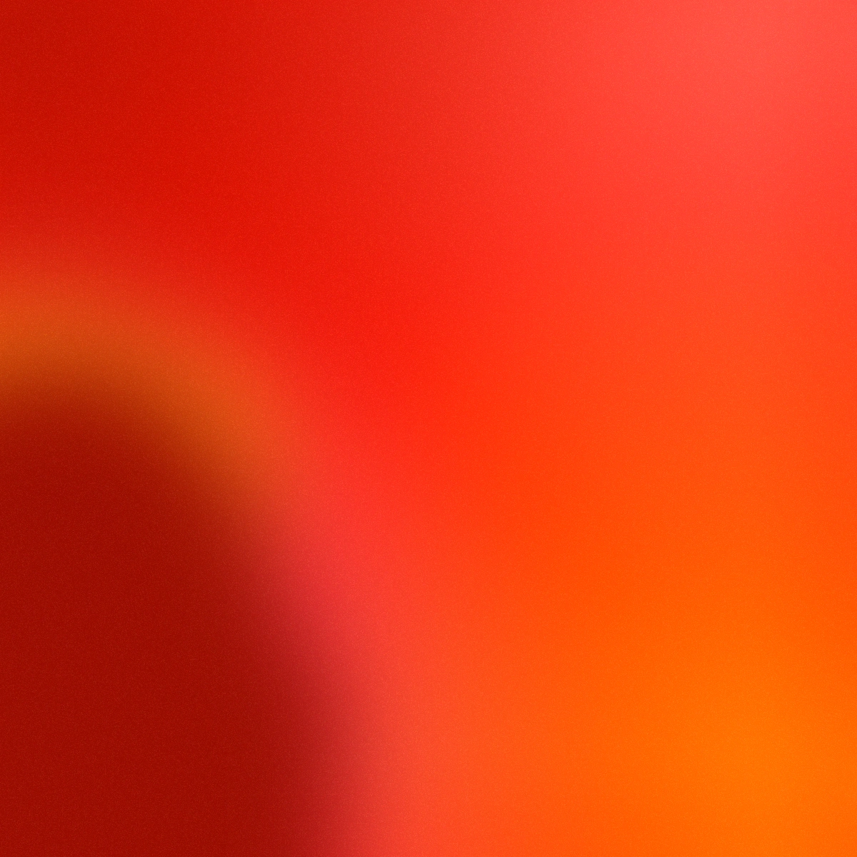 Abstract red and orange gradient representing private conversational context around ChatGPT Ads